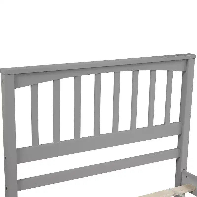 Letto matrimoniale con piattaforma grigio/bianco con testiera e pediera – Posti letto 1