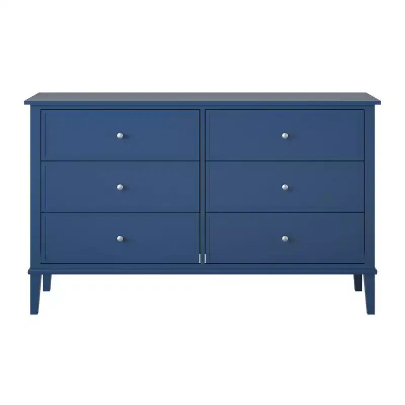 Cassettiera a 6 cassetti grigio/blu navy – Montaggio a 2 persone