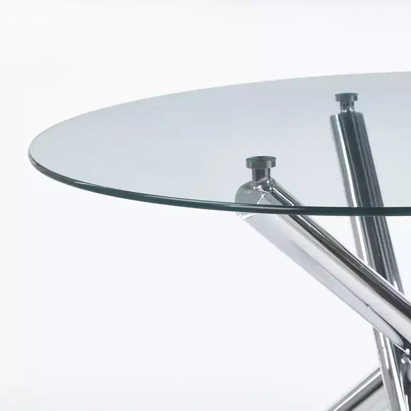 Set da pranzo rettangolare 5 pezzi, marrone, 4 posti
