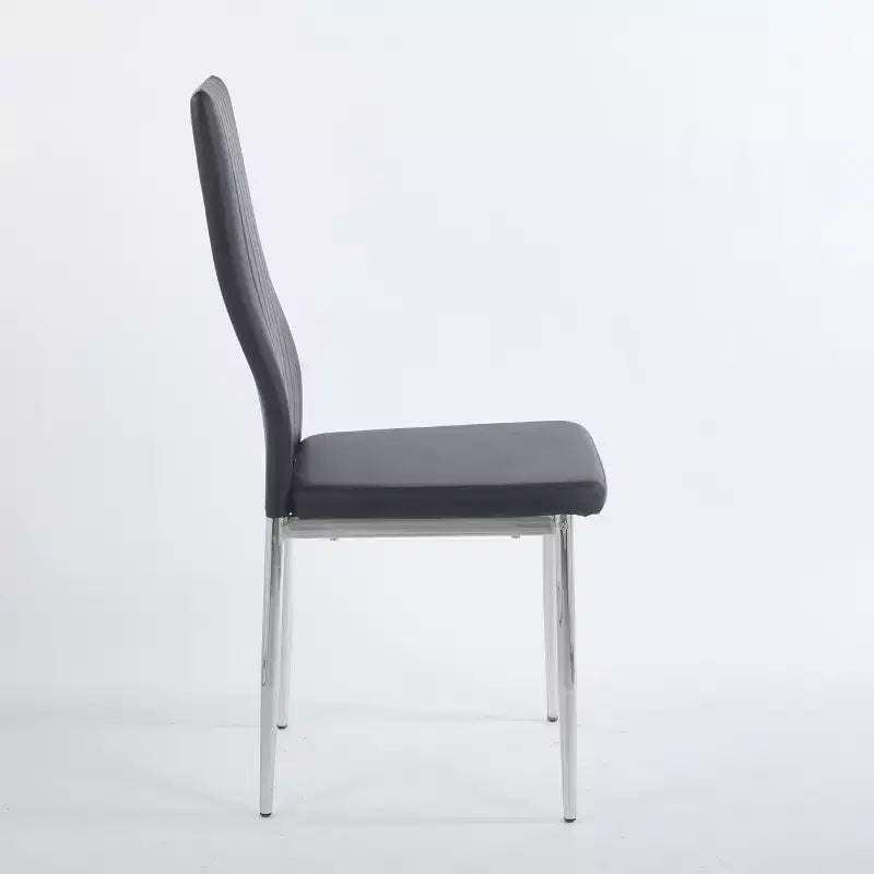 Set da pranzo rettangolare 5 pezzi, marrone, 4 posti