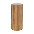 Kate and Laurel Reid Wood Drink Table, 10x10x22, Natural