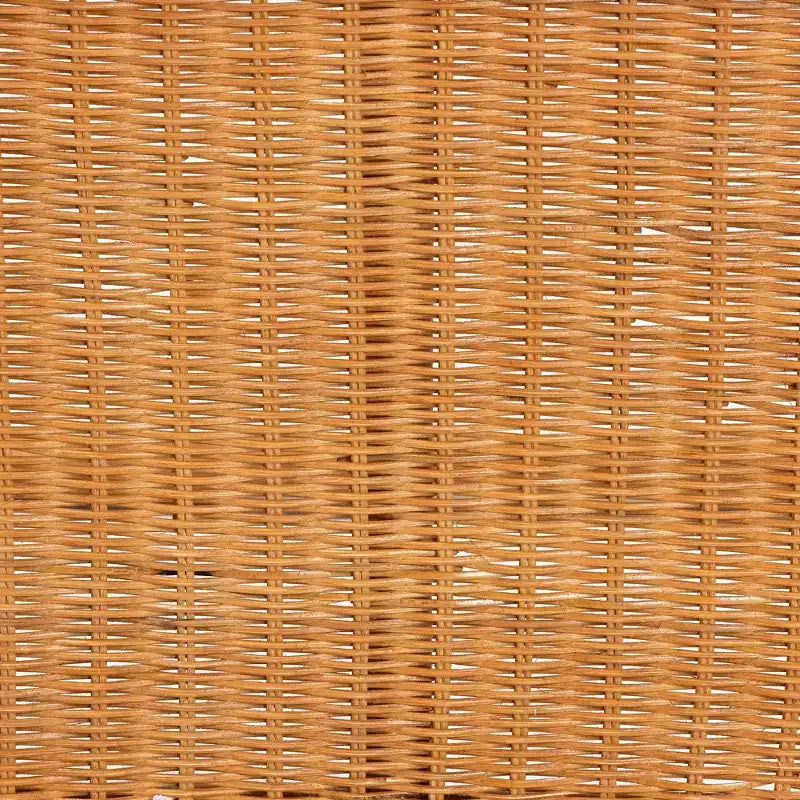 Consolle in Rattan Naturale Marrone – Mezzaluna, Ovale, Montaggio a 1 persona